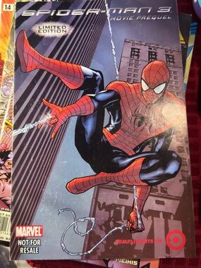 Marvel Spider-Man Comic Cover - Red, Blue, Black